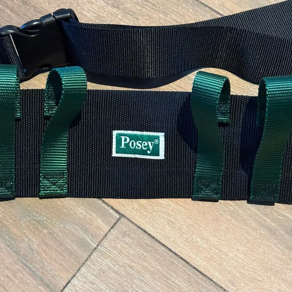 Posey Gait Deluxe Transfer Belt with Quick Release Nylon Buckles